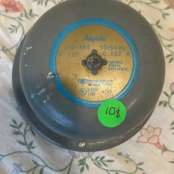 Vintage Alcatel Industrial Bell Dome / Ringer Component - $10