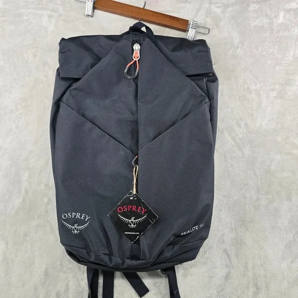 Osprey Zealot‎ 30 Backpack Unisex OS Black Teal Climbing Commuter Pack NEW