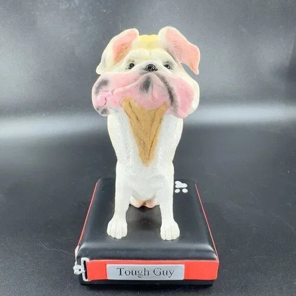 Twisted Whiskers Tough Guy Dog Figurine‎ Because Life Can Be Ruff Resin Figure