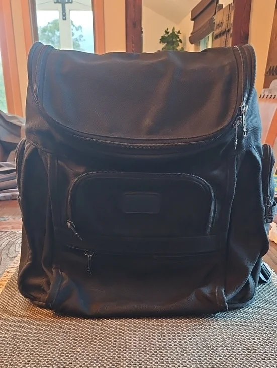 Tumi Black Men's Travel Backpack -