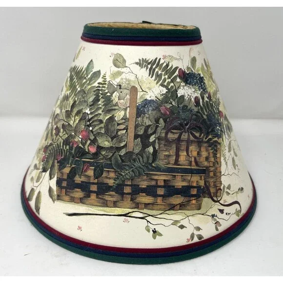 1998 Longaberger Pat Richter Homestead  Lamp Shade Baskets 7