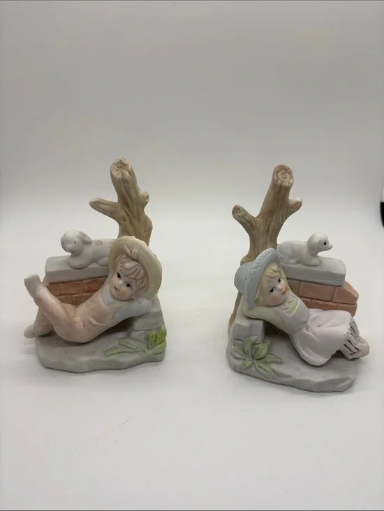 Vintage Ceramic Farmhouse Kids Figures