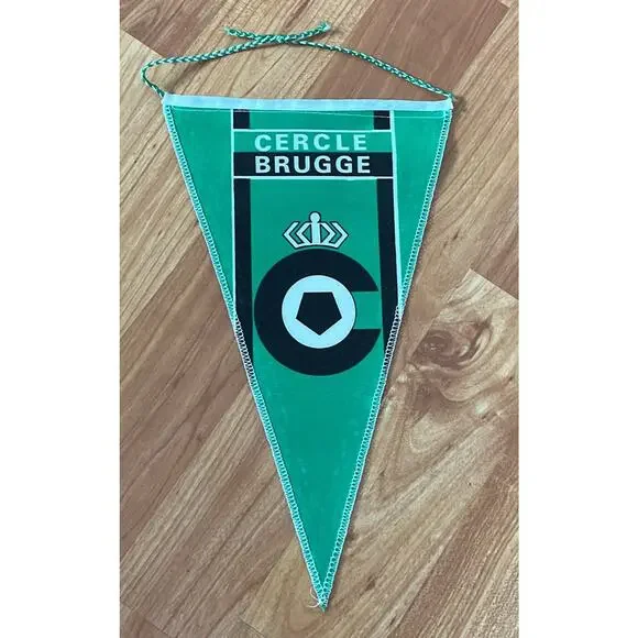 Vintage Cercle ‎ Brugge Soccer Banner