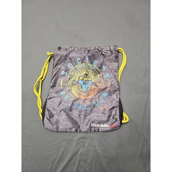 Buckle Drawstring Backpack 