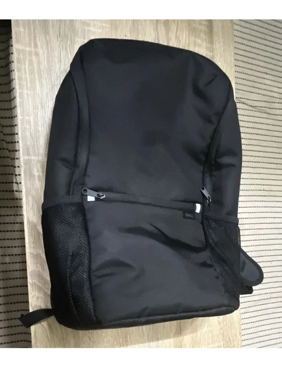 Dell Black Men's Backpack with Mesh Bottle Pockets