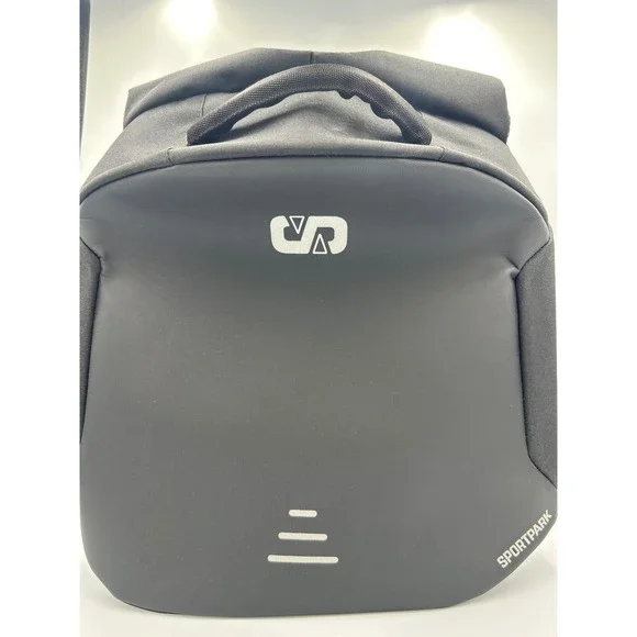 Sportpark Anti Theft Tech Backpack Black USB Charging Port Laptop Bag‎ Travel