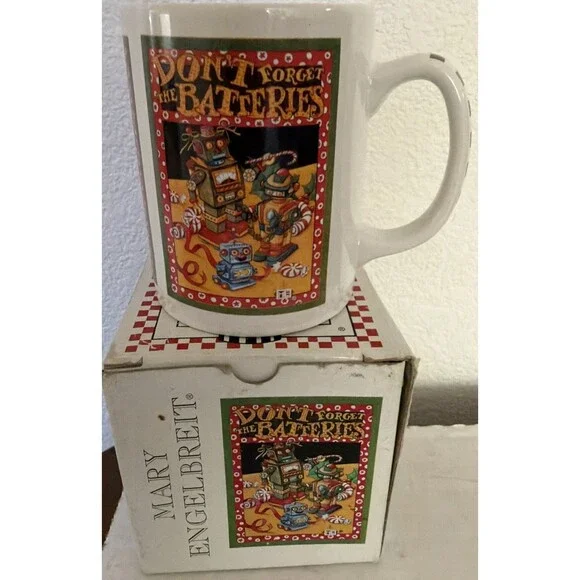 Mary Engelbreit Boxed Christmas mug 