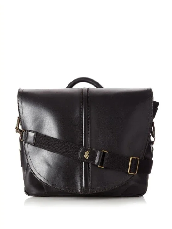 BOSCA Mail Bag Leather Messenger Briefcase Weekender Laptop Business Office Work
