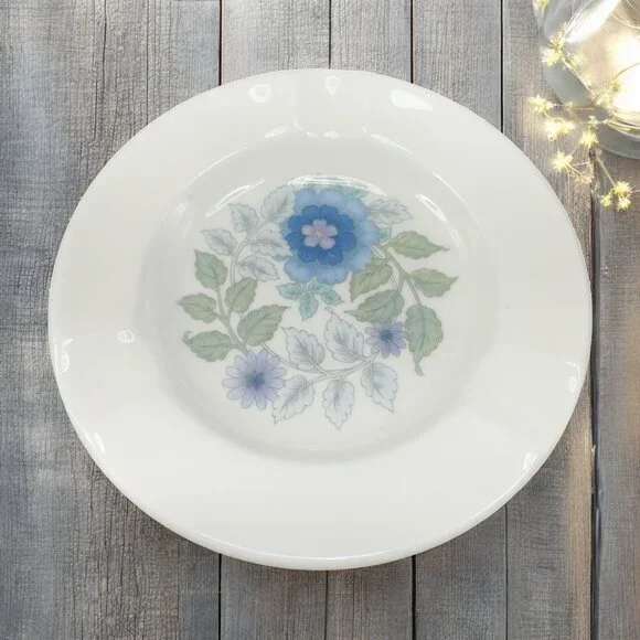 Wedgwood Clementine Bone China Porcelain Plate Dish Trinket Dish England Vintage