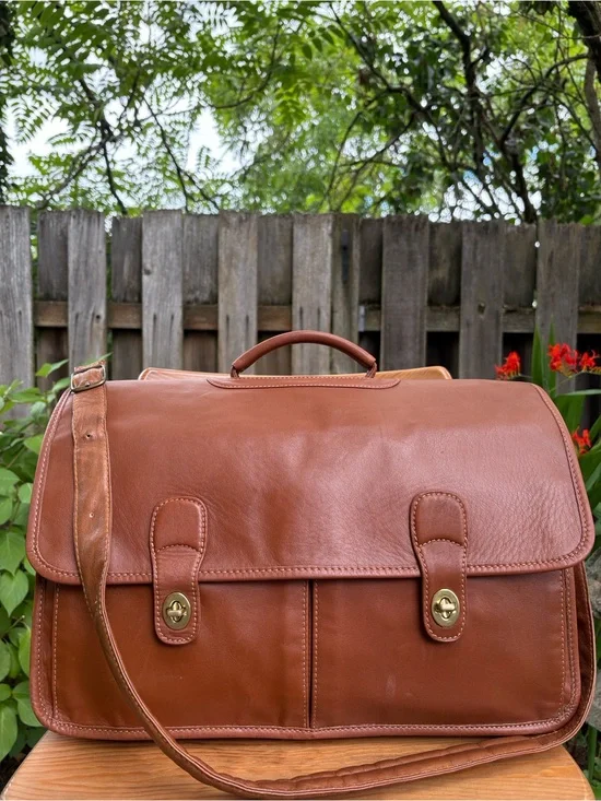 VTG COACH ‘Prescott Brief’ -Briefcase / Messenger / Travel Bag for Men or Women