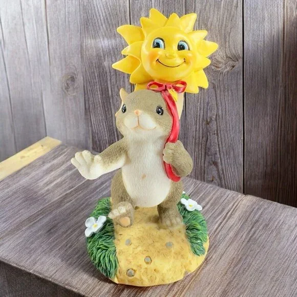 Charming Tails Fitz And Floyd Figurine Resin Whimsical Sunny Days Are On The Way