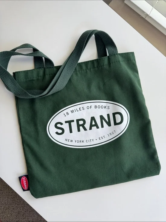 Strand Canvas Tote Bag in Forest Green
