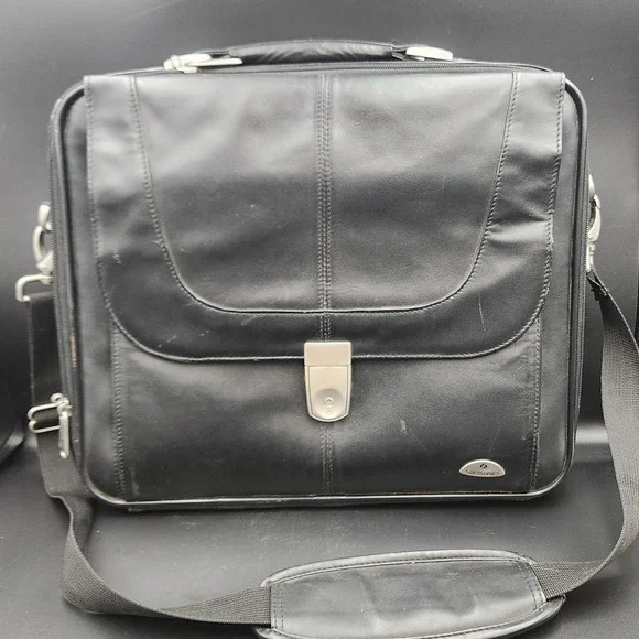 Samsonite Leather Laptop Briefcase 17