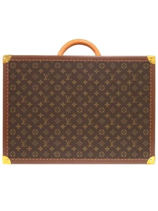 Louis Vuitton Bisten 55 Monogram Trunk Case Bag 1857