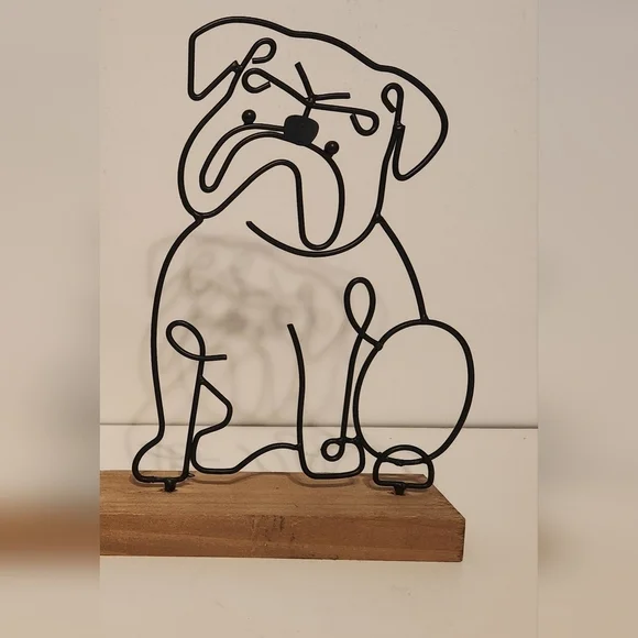 Brand New Kirkland's Wire Dog decoration