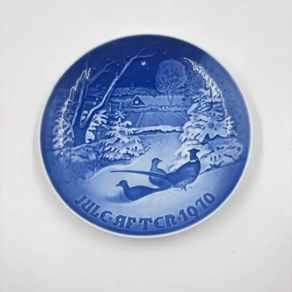 Vintage 1970 Bing & Grondahl Christmas Plate 