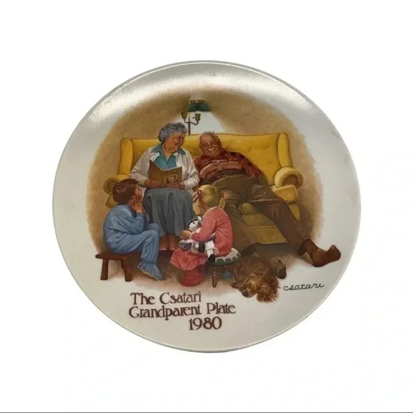 Vintage Knowles 1980 The Csatari Grandparent Collectors Plate