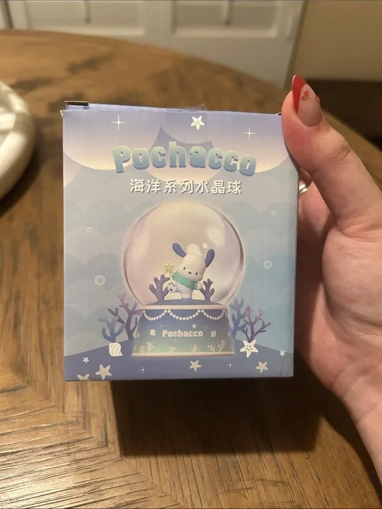 Sanrio Character Ocean Series Crystal Ball Pochacco Sea Snow Globe