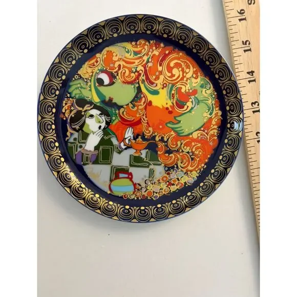 Rosenthal Zauberpferd  Aladin the Magic Lamp VII Night plate by Bjorn Wiinblad
