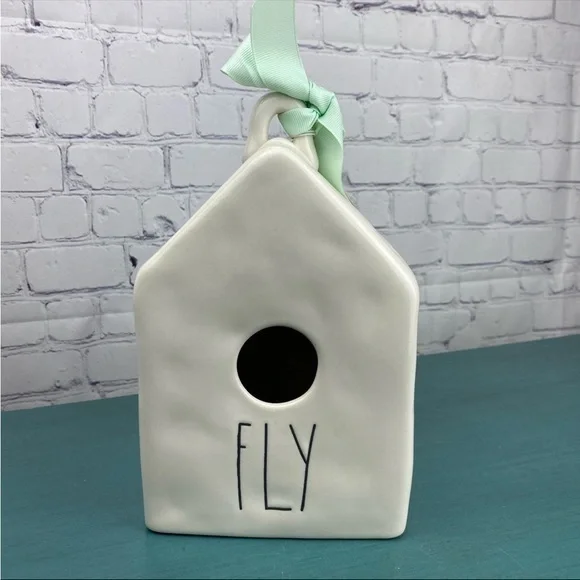 NWT Rae dunn‎ square fly birdhouse 2018