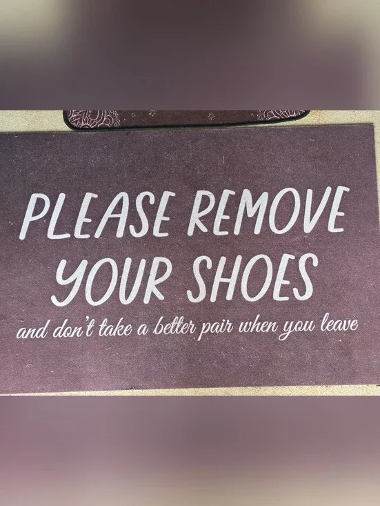 Please Remove Shoes Doormat