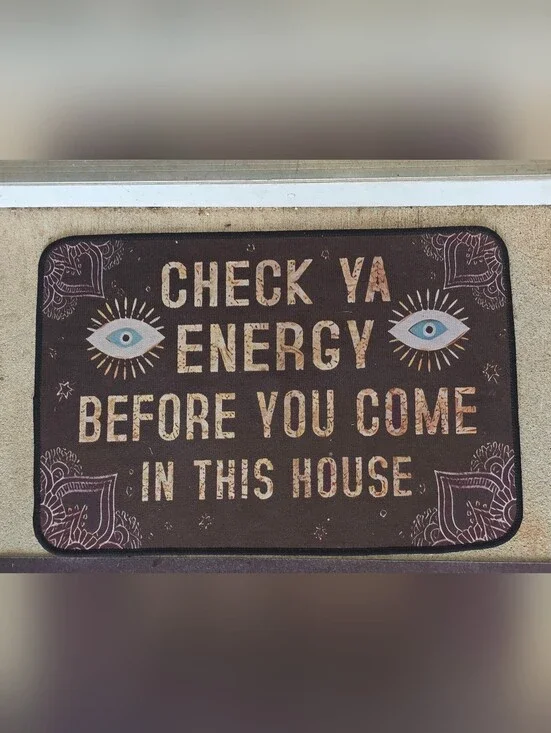 Check Ya Energy Doormat