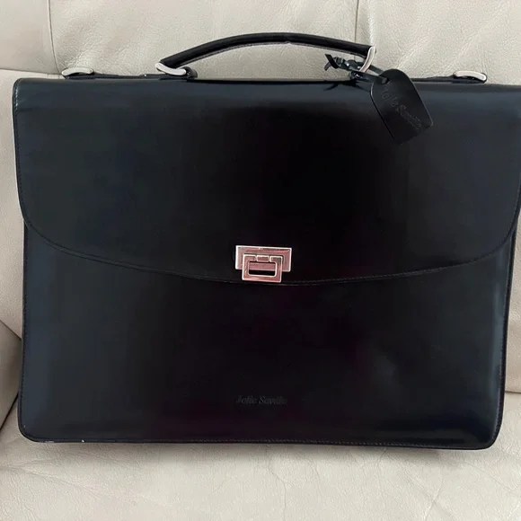 Briefcase Jolie Savdie, Leather