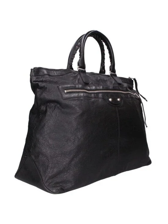 Balenciaga Leather Tote Black