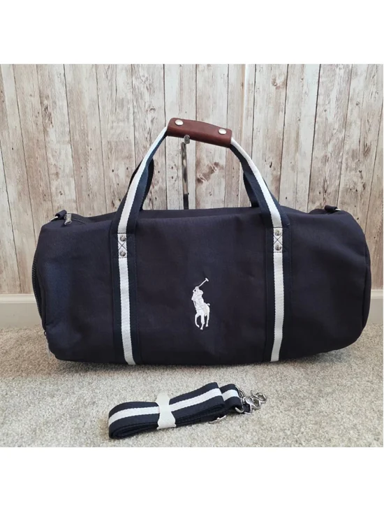 Ralph Lauren Duffle Bag Navy Blue Medium NWOT