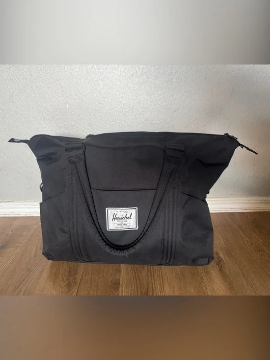 Herschel Supply Co. Black Travel Duffel Tote