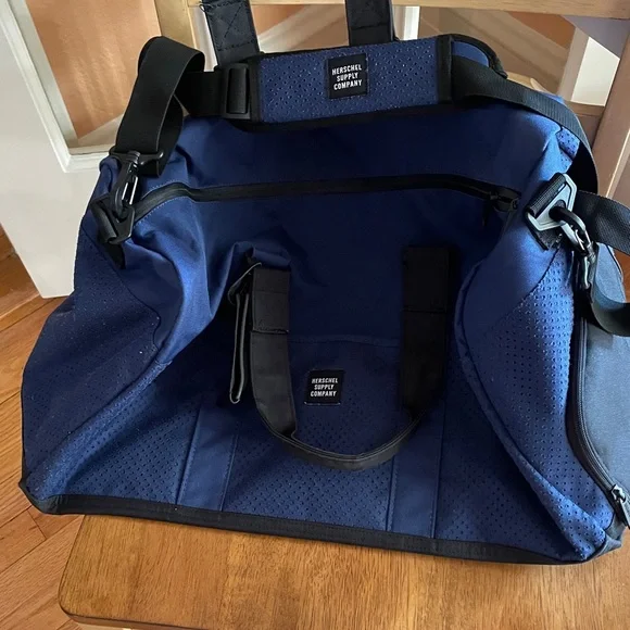 Herschel Supply Company Navy Blue Perforated Duffel Bag