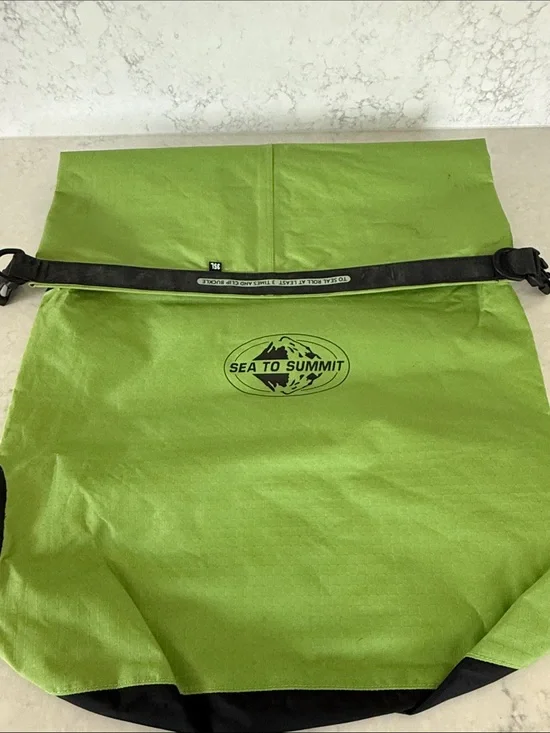 Sea to Summit Lime Green Roll-Top Dry Bag