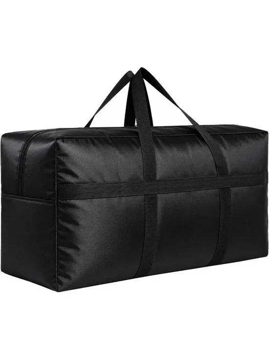 Extra Large Foldable Duffle Bag 130L for Travel & Camping - Lockable Zipper