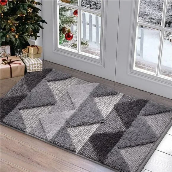 Door Mats Indoor, Non Slip Soft Touch Absorbent Entrance Rug 24
