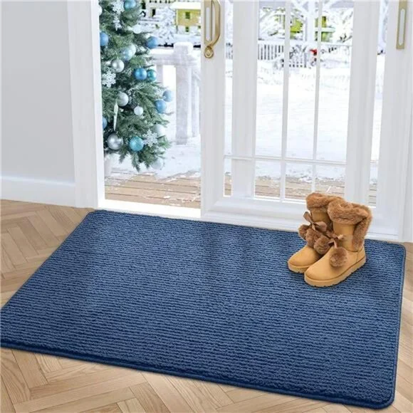 Entryway Rug, Non Slip Low Profile Absorbent Washable Mats19.5