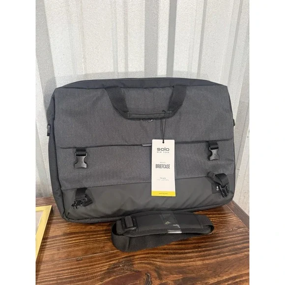 solo New York Notch Briefcase shoulder Bag for 17.3