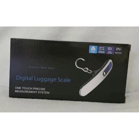 Portable Hanging Weight Travel Luggage Scale 110lb or 50kg LCD Digital