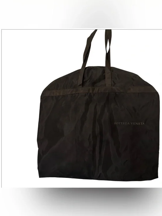 Bottega Veneta Black Travel Garment Bag with Dual Handles