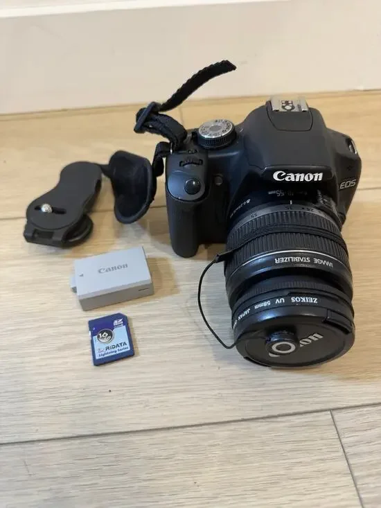 Canon EOS Rebel T1i Camera w/ EF-S 18-55mm Lens ( Used )