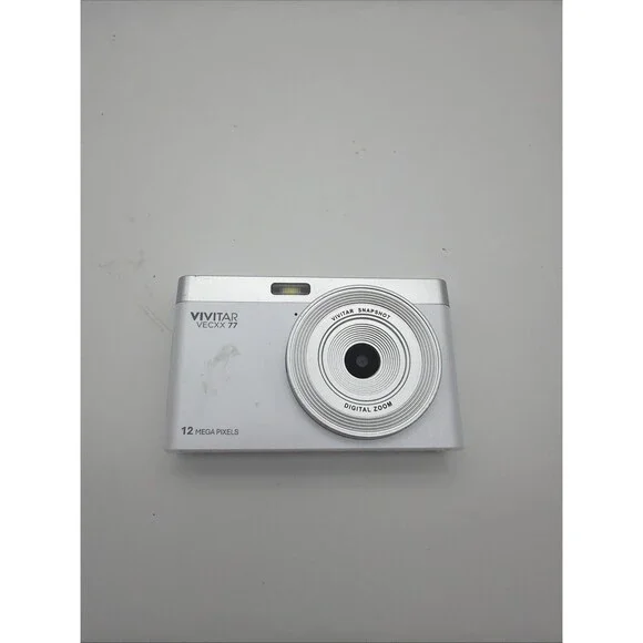 Vivitar Vecxx77 Digital Camera White. Tested and Working