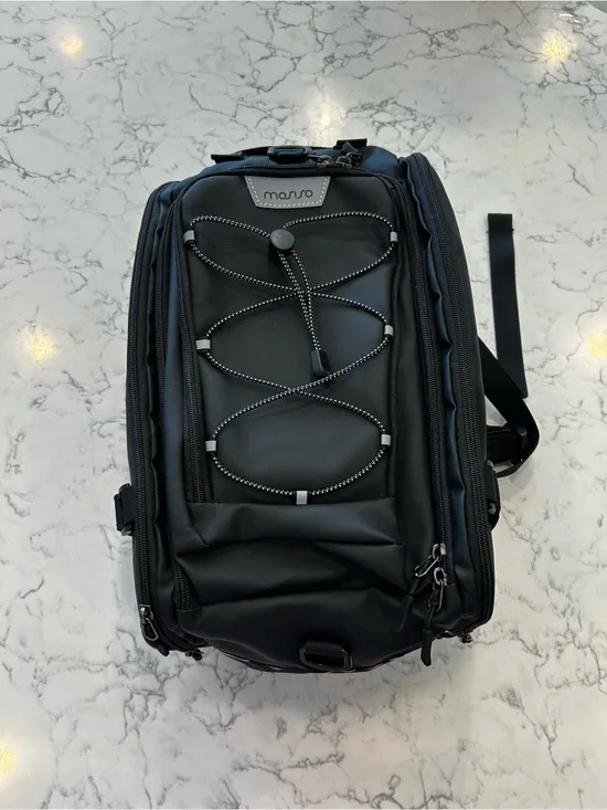 Mosiso Black‎ Travel Bag Backpack