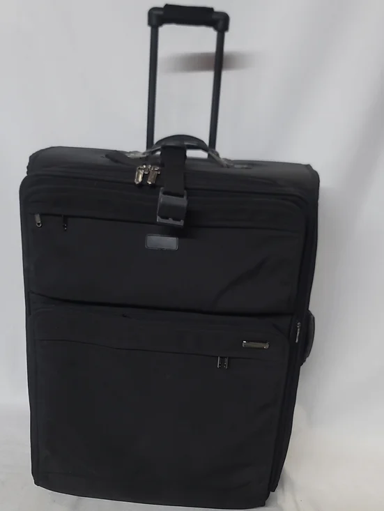 Travrpro Platinum II Black Rolling Suitcase With Detachable Garment Bag - Men