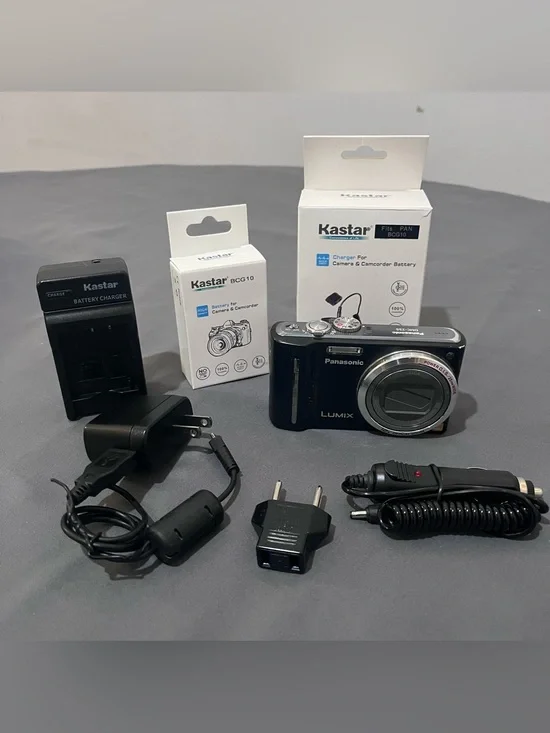Panasonic Lumix DMC-ZS5 Digital Camera with 12x Optical Zoom Tested Work Battery