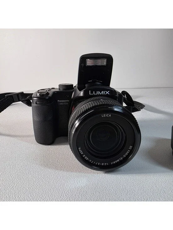 Panasonic LUMIX DMC-FZ50 10.1MP Digital Camera W/ Charger, Hood & Cords