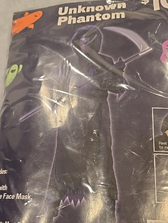 ❤️10/$40 New Unknown Phantom Hooded Costume - Black & Purple