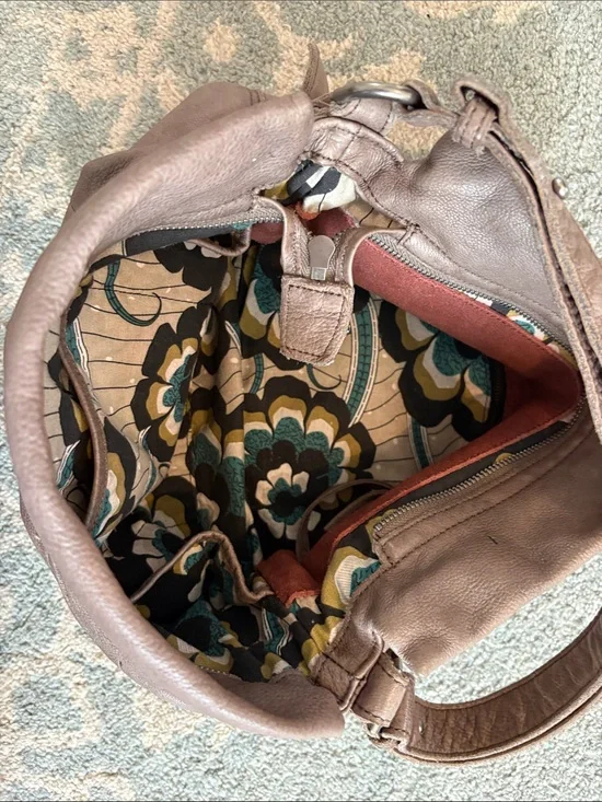 Liebeskind Berlin Leather Messenger Bag with Adjustable Strap