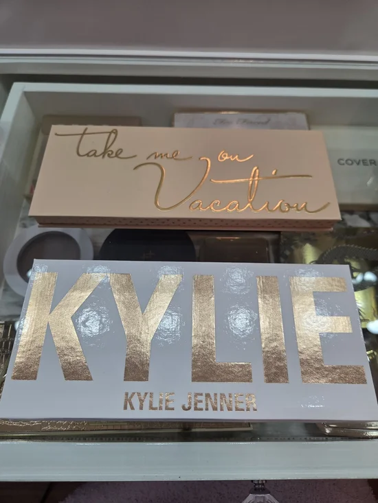 NEW Kylie Cosmetics Eyeshadow Palettes Lot Of 2 Take Me On Vacation