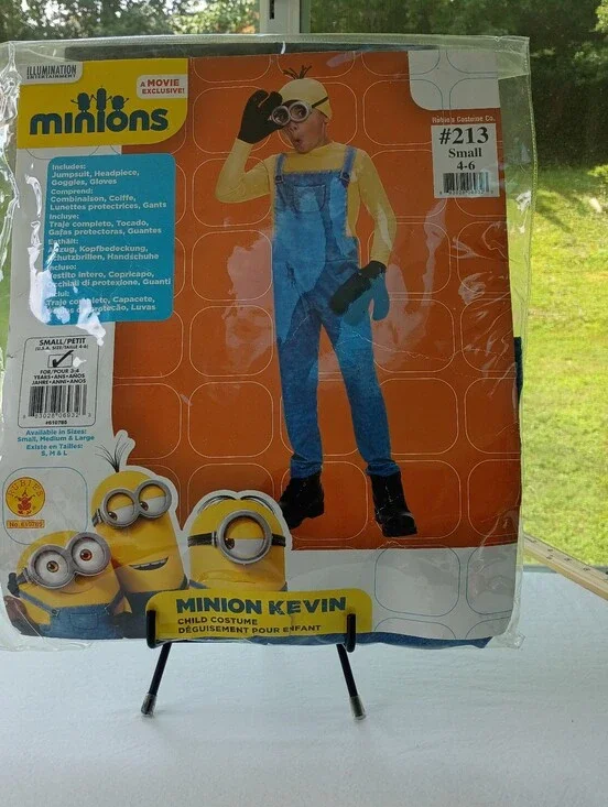 Complete minions Kevin costume size small #213 Kids Halloween Costume NIP