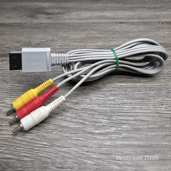 Original Nintendo Audio Video‎ Cable For Wii And Wii U