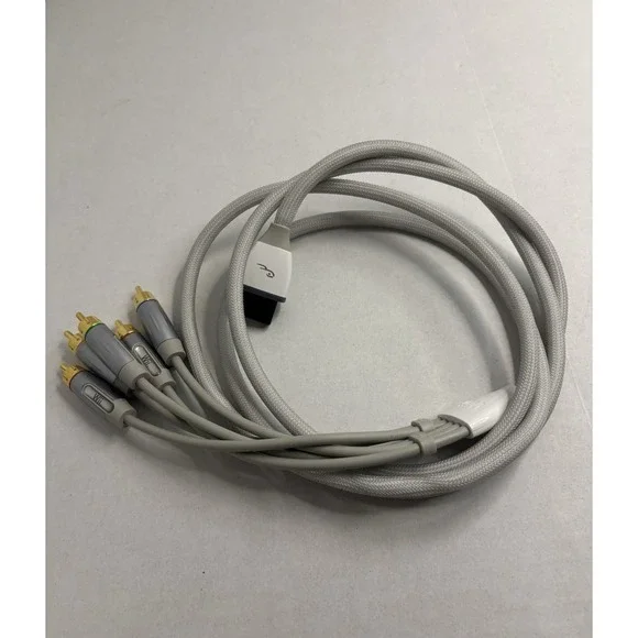 Rocketfish Gaming Component Video/Stereo Audio Cable Gold For Wii U 6ft Gray